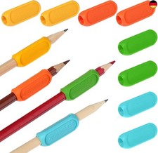 TIESOME Silikon Grips Stiftehalter, 8 Stück Bleistift Griffe, Stifthaltung 