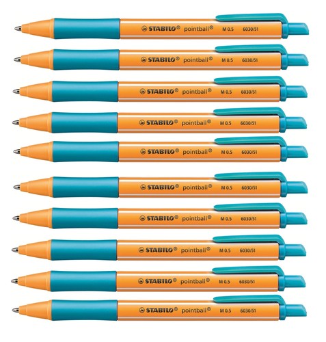 10x stabilo kugelschreiber - 10x,