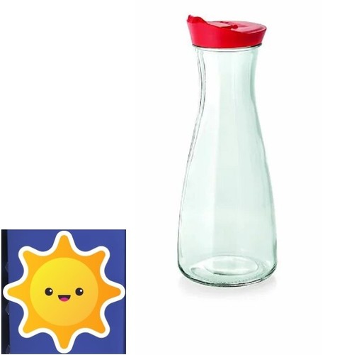Karaffe glasflasche mit - ,