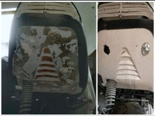 Heck Malaguti F12 Heckdurchgang Kiesler Design Stage6 Hebo Phantom Sport Heck