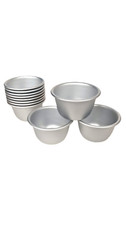 10 x Mini Pudding, Muffinformen, Backset Becken Antihaft Aluminium Backformen