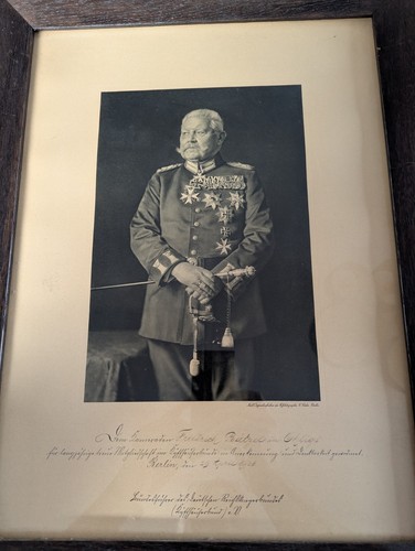 Urkunde foto hindenburg 1936 - hindenburg,