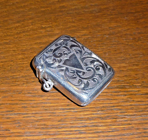 Antikes massives silber vesta - silber,
