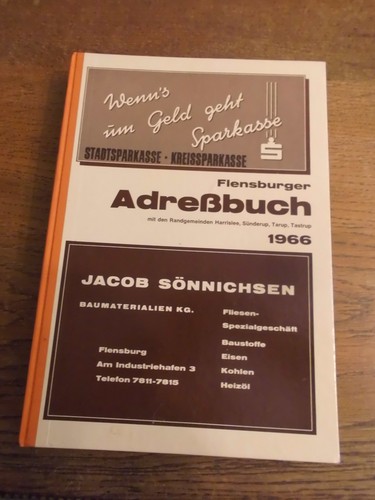 Adressbuch der stadt flensburg - adressbuch,