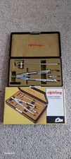 Rotring Zirkel mit Blechkasten Vintage Design