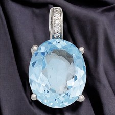 Anhänger oval 585 Gold