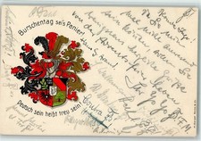 13099895 - Burschentag seis Panier AK Studentenwappen 1936