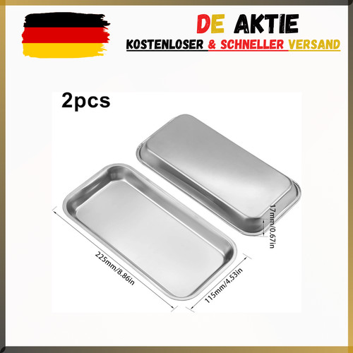 Stück edelstahl schale - edelstahl,