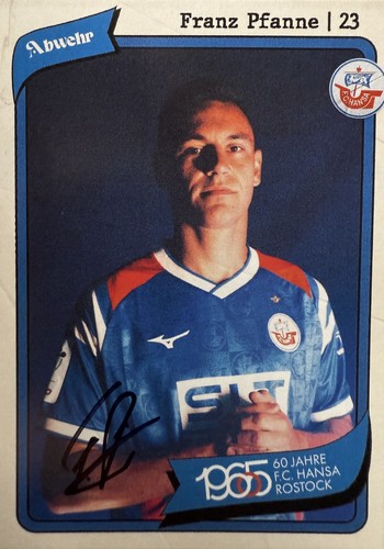 Autogrammkarte franz pfanne - autogrammkarte,