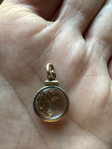 Nugget anhänger gold - anhänger, 14