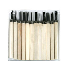 Schnitzmesser 12 tlg. Schnitzwerkzeug Hohleisen Schnitzeisen Schnitzen Holz