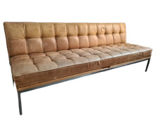 JOHANNES SPALT Wittmann Daybed Sofa Leder Mid Century 200x105cm