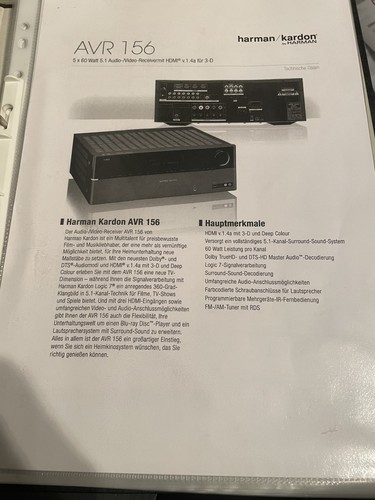 Harman kardon avr 156 bdt - harman, +