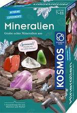 KOSMOS 657901 Mineralien Ausgrabungs-Set mit Hammer und Meißel ab 7 Jahren