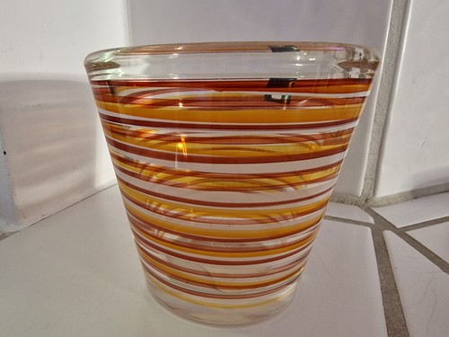 Schöne bunte glas vase - glas,