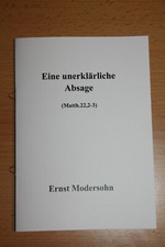 Eine unerklärliche Absage |