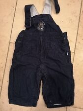 Hose für Jungen, Größe 62, Cord Latzhose, dunkelblau