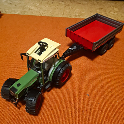 Bruder fent traktor anhänger - bruder,
