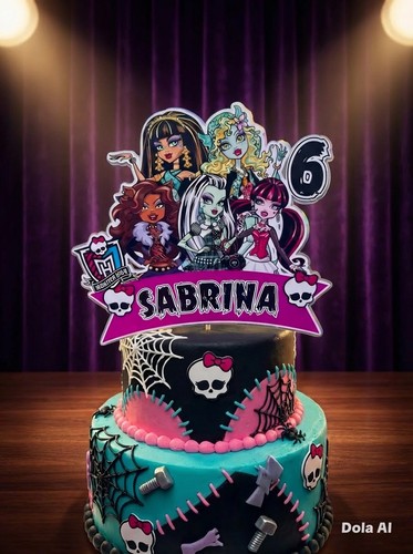 Monster high tortenaufleger - monster,