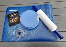 Tupperware Backset Dolce Vita Teigrolle Backunterlage Ausstechformen Backbuch 