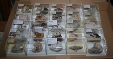 Mineralienlot 25 Dosen mit siehe Bild , Grube Clara , Schwarzwald Mineralien
