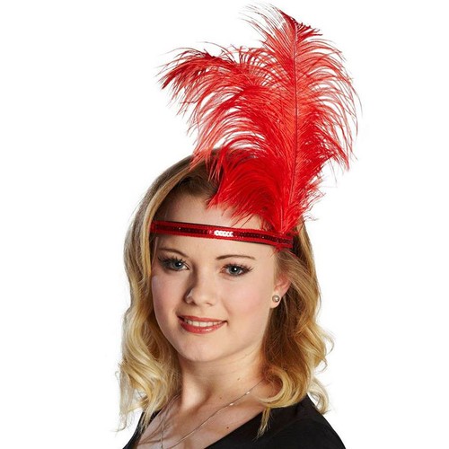 Roter charleston feder - roter,