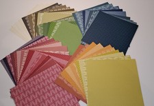 Stampin up Designerpapiere, Farben bis 2013,60 Blatt,6x6 Zoll