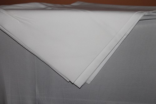 Fahnenstoff weiß