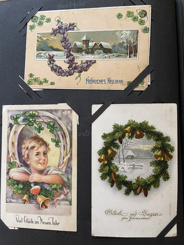 Album 180 vintage postkarten - album,