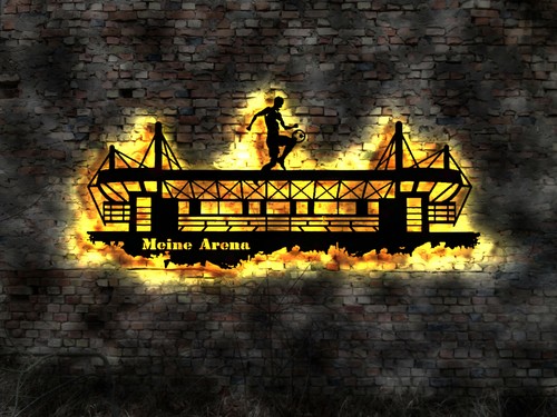Led deko dortmund wandbild - dortmund,