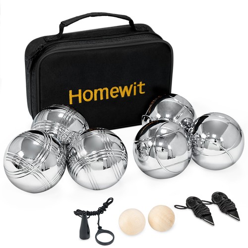 6er boule set stahlkugeln - set,