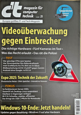 Heise c´t, magazin f. computer technik: 21/25, Videoüberwachung gegen Einbrecher