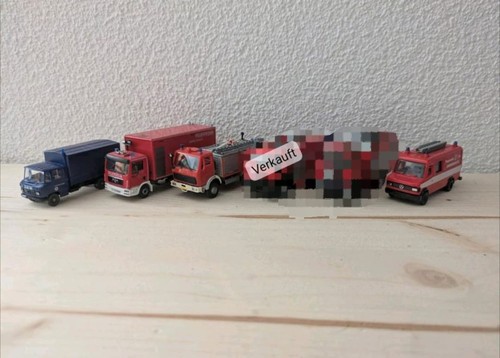 Thw feuerwehr modelle konvolut - thw,