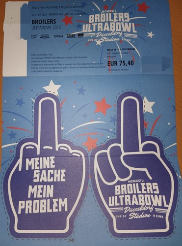 Tickets broilers ultrabowl - 2,