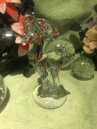 Glas deko widder steinbock - glas,