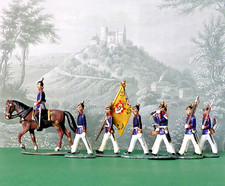 Zinnbrigade,INf.-Rgt.96,Fürstentum Reuß um  1900, 10Teile