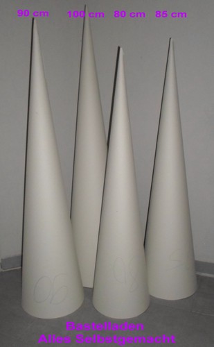 Schultüte rohling rund 80 - schultüte,