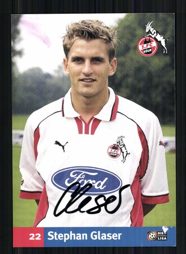 Stephan glaser autogrammkarte - glaser,