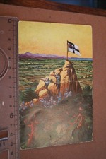 tolle alte Karte - Kolonialkriegerdank - Beobachtungsposten vor Tsingtau