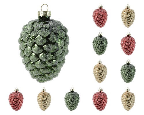 Christbaumschmuck zapfen - christbaumschmuck,