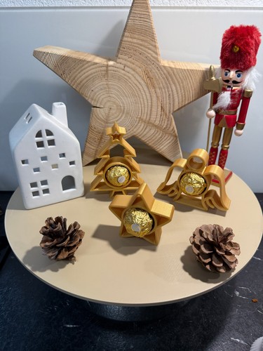 Weihnachtstischdeko rocher - weihnachtstischdeko,