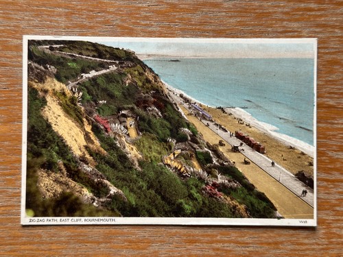 Vintage bournemouth postkarte - vintage,