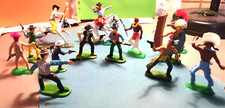 13 Figuren Western Figuren Cowboys & Indianer 2 Reiter China + Hong Kong