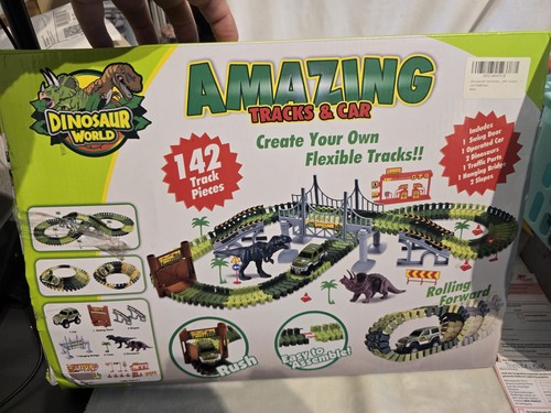 Dinosaurier rennbahn - dinosaurier,