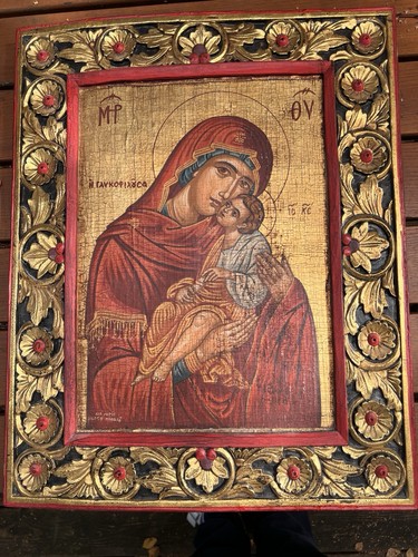 Ikone madonna maria mit - "madonna, kind"