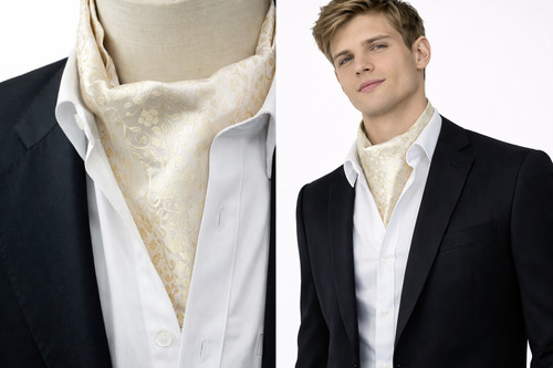 Herren krawatte ascot - krawatte,