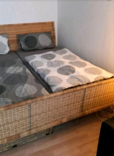 Ikea rattanbett 180 200 - rattanbett,
