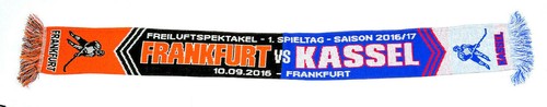 Frankfurt kassel fanschal - vs.,