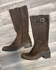 Echt Leder Neosens  Damen Stiefel Stiefelette Boots  EUR 38 Natur-Leder Braun 