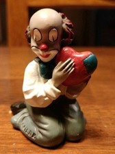 Gilde Clowns Figur Sitzend mit
